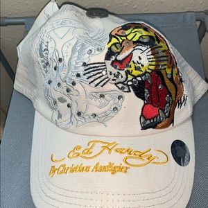 Vintage Christian Audigier × Ed Hardy Hat